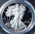 2019-w 1oz Silver American Eagle Dollar - Pcgs Pr 70 Dcam