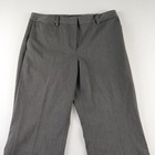 Talbots Barely Boot Bootcut Dress Pant Women s Size 12 Charcoal Gray Heather