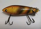 Rare Vintage Heddon Dowagiac Mini Crab Wiggler Fishing Lure Glass Eyes