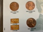 1982 Lincoln Cent 7 Coin Variety Set  Bu  In Plastic Sleeve On Full Color Card
