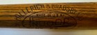 Vintage Hillerich   Bradsby Indoor Baseball Bat No  52  33 Inches 