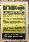 1989 Topps Batman Movie Trading Cards Series 1 Card  54