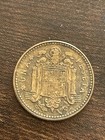 1947 Spain - Una Peseta Tk1177 