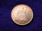 1876 Twenty Cent Piece Incredible Proof Like Key Date Coin        103