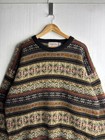 Michael Ross 100  Wool Sweater Made In England Multicolour Men s Size 8  xl 