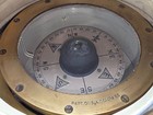 Marine Brass Binnacle Nautical Ship Compass Pat 01151a Aft Mount Base Mcm 7302 h