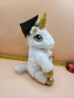 Dan Dee Unicorn Plush 8  Graduation Collectors Choice School Diploma Smoke Free 