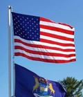 American Flag For 3x5 Ft Outdoor Us Flags Made In Usa Embroidered Stars Sewn    