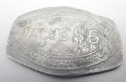 1883 San Carlos Apache Reservation Arizona Territory  5 Trading Token Coin
