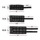 Fuel Pureformance Adjustable Wrist ankle Weights  2 5-pound Pair  5 Lb Total 
