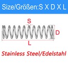 Compression Springs Extension Stainless Steel Spring Wire Diameter 1 8mm