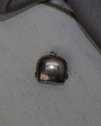 Vintage 800 Silver Enamel Austrian Cow Bell Charm 2 1g   0 5in 