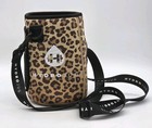 Hydrojug Leopard Print Neoprene Insulating Sleeve Cover Crossbody Strap 