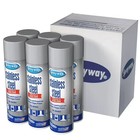 Sprayway Stainless Steel Cleaner And Polisher  15 Oz  6 Pack    Sealed Pack