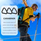2 Pack Carabiner Water Bottle Hanging Buckle Clip Climbing Clips