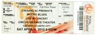 2015 Moody Blues Full Complete Concert Ticket Stub Atlantic City Nj