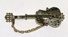 Vtg Country Music Hall Of Fame Pin Gold Tone Guitar Brooch Jewelry