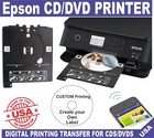 Epson Printer Inkjet Iron On Heat Transfer Print Cd dvd T-shirt Starter Kit Bund