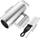 Metal Guiro Instrument 8  X 3  Stainless Steel Guiro Latin Percussion Instrument