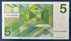 Netherlands 5 Gulden Note P95 Unc