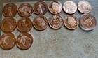 Lot Of 14 Assorted  1 Oz  999 Fine Copper Rounds Bullion     Usa