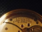 Vintage 1941 Elgin 10s Pocket Watch Gr  546 15j 10k Gf Cased timed - Running