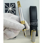 Montblanc Victor Hugo Writers Edition Gold Trim Fountain Pen W  Pouch