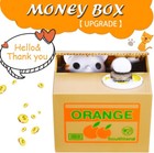 Stealing Coin Cat Piggy Bank Automatic Stealing Money Bank Saving Box With Box