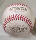 2 Official Rawlings Mlb 2013 World Series   Post Season Game Used Baseballs 