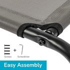 50  Cooling Elevated Dog Bed With Metal Frame Indoor Outdoor Raised Pet Bed Cot