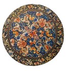 Vintage Springbok Round Puzzle Mandarin Medallion 20 3 8  Circular Jigsaw 1973