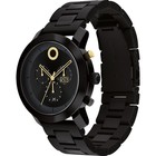 Movado Bold Tr90 Chronograph 3601064 Black Dial Composite Bracelet Mens Watch