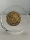 Us Coast Guard Academy Centennial Challenge Coin Bark Eagle Paperweight Uscg - C