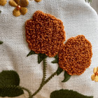 Embroidered Spring Wildflowers Throw Pillow Cover