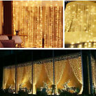 300 Led Curtain Fairy Lights Usb String Light With Remote Xmas Party Wedding Us