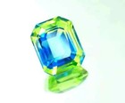 Natural Bi-color Pitambari Sapphire Emerald 10-12ct Loose Certified Gemstone