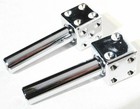 Door Lock Knobs Chrome Plastic Dice Screw On Inside Threaded 10-32 Up 70049