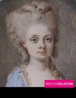 Rare Antique  18th Century French Miniature Hand Painted Noblewoman Portrait