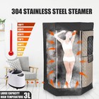 Super Large 1200w 3l Full Size Portable Steam Sauna Personal Home Spa W  Remote-