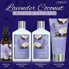 Home Spa Gift Baskets - Lavender Coconut Bath And Body Gift Basket For Women