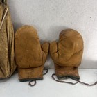 1900 s A j  Reach Bround Leather Boxing Speed Punching Bag   4 Peerless Gloves