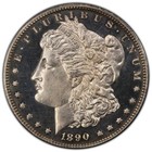 1890 Proof Morgan Silver Dollar  1 Pcgs Pr62 Cam
