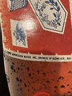 Vtg Nos Budweiser Bud Dry 24  Beer Bottle W girl Model Pos Display Sign  1992