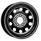 15x5 Trailer Wheel 5 Lugs On 5 5 Bolt Pattern Black Modular Trailer Rim 2-pack