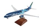 Skymarks Skr8294 Alaska Airlines B737-max 9 Desk Top Model 1 100 Model Airplane