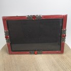 Enamel Jeweled Picture Frame For 4x6 Photo Freestanding Portrait Landscape