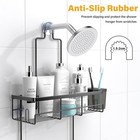Hanging Shower Caddy Organizer  Rustproof Shelf -no Drill Overhead Rack For Soap