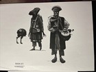 Star Wars Movie Props Concept Art The Force Awakens Production Art Used Print R1