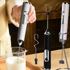 1pcs Wireless Handheld Double Stick Whisk Coffee Milk Egg Beater Usb - New