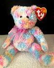 Ty Beanie Babies 2004 Twirls Tie-dye Bear   Fairytales The Unicorn Lot Of 2 Mwt
